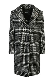 Пальто с узором «гусиная лапка» Ermanno Scervino