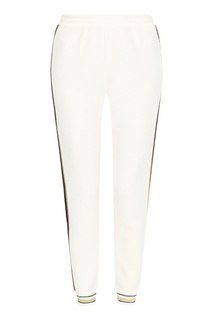 Белые брюки с лампасами Ermanno Scervino