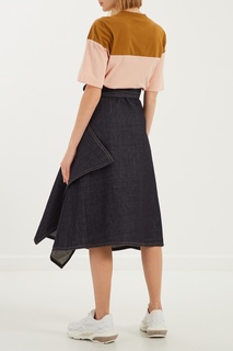 Джинсовая юбка с завязками Marni