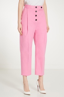 Хлопковые розовые брюки Ruban