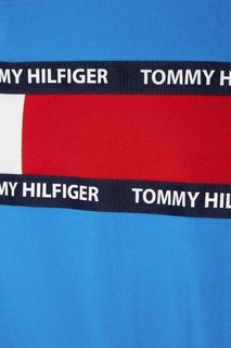 Синяя футболка с принтом Tommy Hilfiger Kids