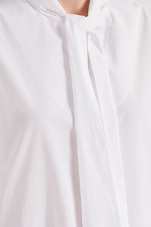 Белое платье-рубашка D.O.T.127