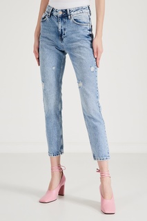 Джинсы из выбеленного денима Victoria Bonya Jeans