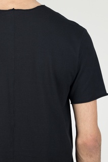 Черная футболка из натурального хлопка Giorgio Brato