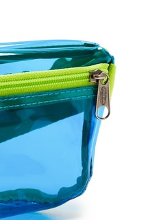 Голубая прозрачная сумка на пояс Eastpak