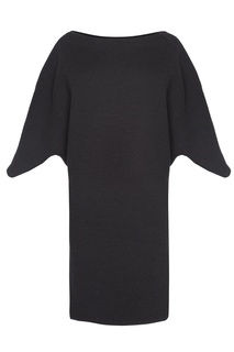 Черное шерстяное платье Jay Ahr