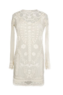 Платье-мини из хлопка с вышивкой Isabel Marant