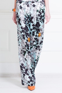 Брюки с цветочным принтом Msgm