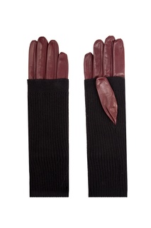 Кожаные перчатки Jil Sander Navy