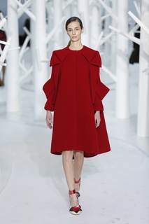 Шерстяное пальто Delpozo