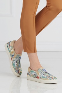 Слипоны из кожи и текстиля Ash