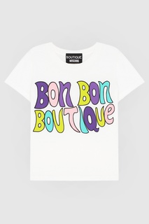 Хлопковая футболка Boutique Moschino