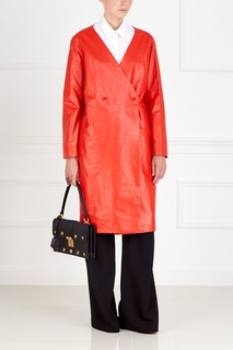 Кожаное пальто Nina Ricci