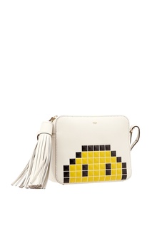 Кожаная сумка Pixel Smiley Anya Hindmarch