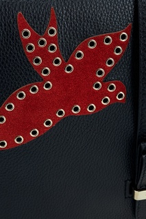 Кожаная сумка Red Valentino