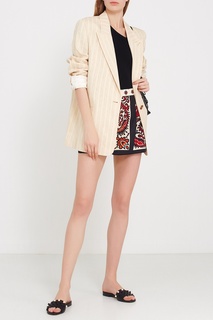 Хлопковая юбка с запахом Red Valentino
