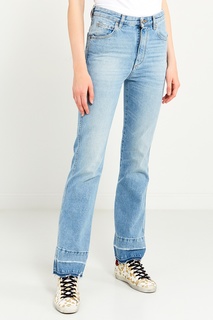 Голубые расклешенные джинсы Golden Goose