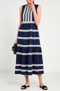 Кожаные сандалии с бусинами Red Valentino