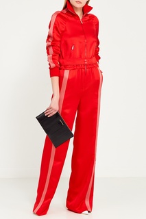 Черный клатч из кожи змеи Wristlets Michael Kors