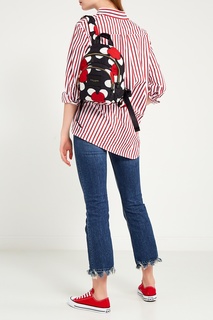Текстильный рюкзак с цветами The Marc Jacobs