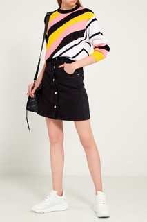 Черная джинсовая юбка Msgm