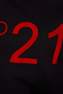 Черная футболка без рукавов No21