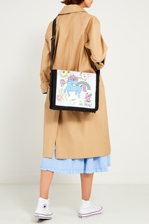 Белая сумка с принтом Sketchel/print Jeremyville