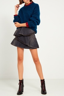 Бирюзовый джемпер с мохером Idol Isabel Marant