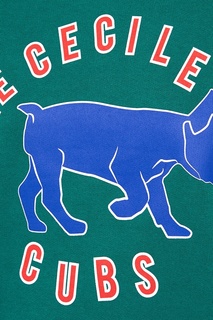 Зеленый свитшот с принтом Être Cécile