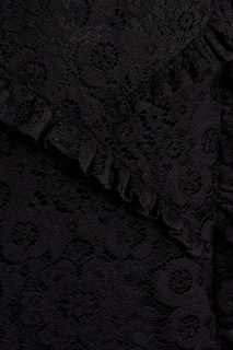 Черное платье-макси из кружева Altuzarra