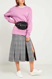 Серая юбка в клетку Maje