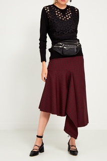 Джемпер с ажурными звездами No21