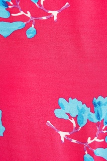 Розовое платье с цветочным принтом Maje