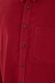 Красная хлопковая рубашка Jieda
