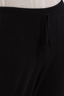 Черные брюки из шерсти и кашемира Tegin