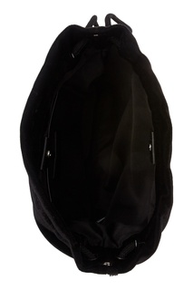 Черная сумка с бусинами Adolfo Dominguez