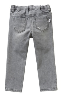 Серые джинсы с потертостями Il Gufo