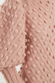 Розовое вязаное платье Zimmermann