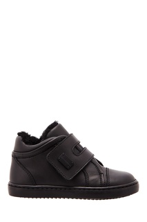 Черные ботинки на липучке Dolce&Gabbana Children