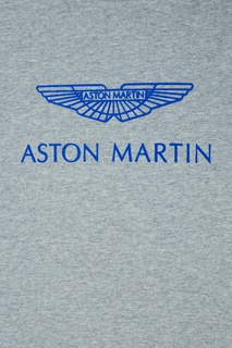 Серый лонгслив с логотипом Aston Martin Kids