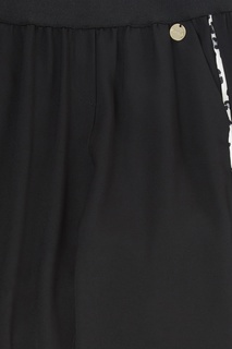 Черные брюки с лампасами Simonetta Mini