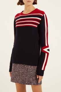 Джемпер color block в полоску Maje