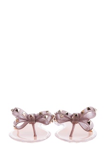 Бежевые сланцы Garavani Rockstud Valentino