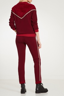 Темно-красный спортивный костюм с лампасами Fashion.Love.Story.