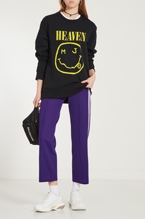 Черный хлопковый джемпер с принтом The Marc Jacobs