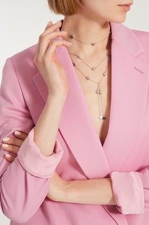 Серебристое колье со звездами Ruby Novich
