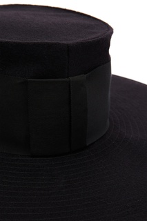 Черная шерстяная шляпа The Marc Jacobs