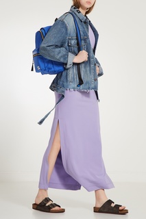 Синий текстильный рюкзак The Marc Jacobs