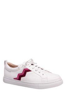 Белые кеды с контрастной вставкой Portal