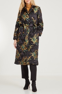 Утепленное пальто с цветочным мотивом Akhmadullina Dreams